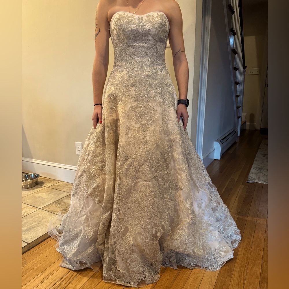 Oleg Cassini wedding dress